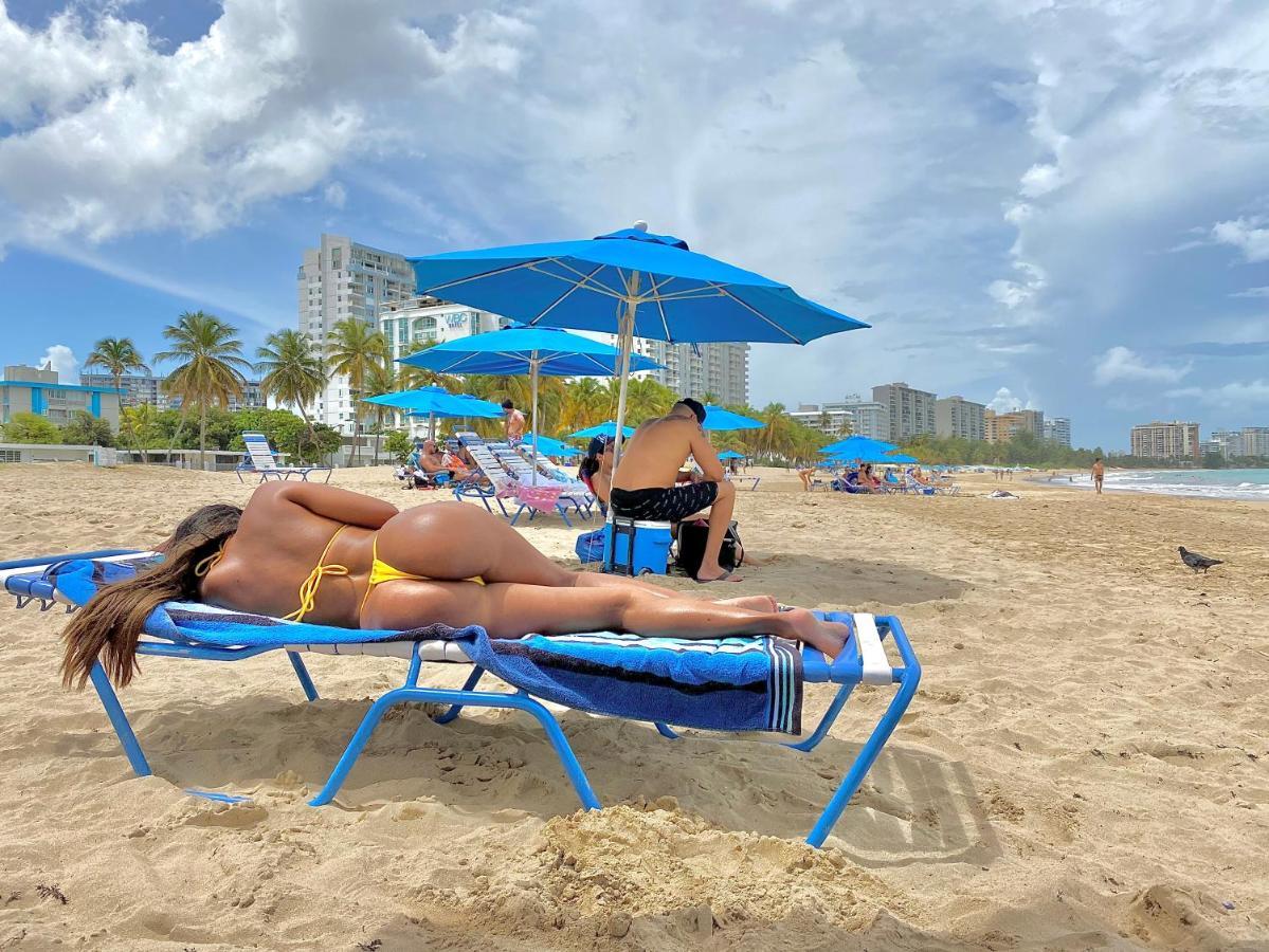Hobie Oceanfront Apartment At Isla Verde San Juan Exteriör bild