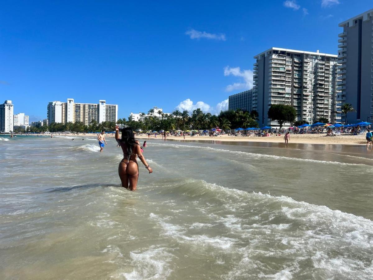 Hobie Oceanfront Apartment At Isla Verde San Juan Exteriör bild